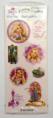 2016 Hallmark Disney Princess Tangled Rapunzel Glitter Stickers Stickeroni