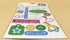 Keepsake Essentials Stickers BABY GIRL Angel Precious 2-Sheets Scrapbook, NEW