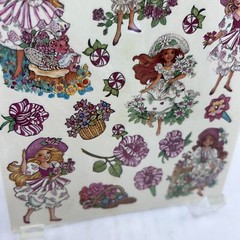 American Greetings Forget Me Not 1992 Peppermint Rose Scented Stickers NOS