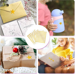 Star Stickers – 2520 PCS 0.6″ Foil Star Metallic Stickers for Kids Reward & Scho