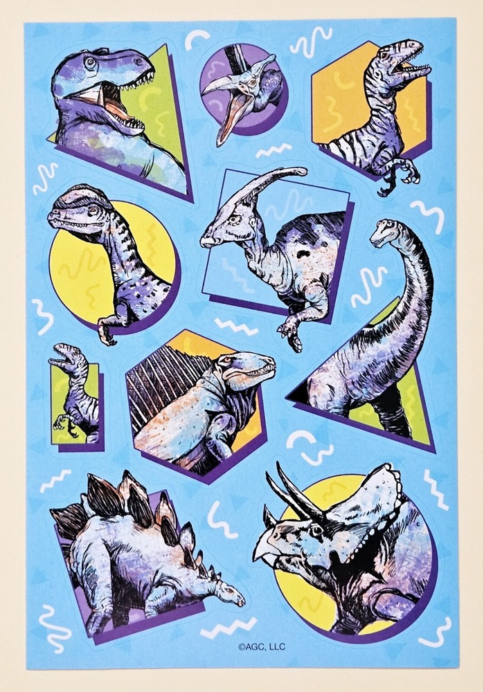 Dinosaurs / Stickers sheet.