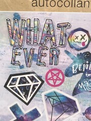 3 Pc Pop Up Be Wild & Whatever Theme Scrapbooking Stickers + Deco Tape Scrapbook