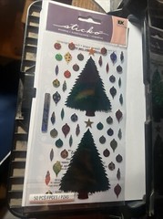 Sticko “ Christmas Tree” Stickers, Includes 50 Stickers, New In Package!