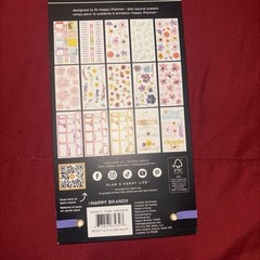 The Happy Planner Pressed Florals Classic Sticker Sheets 519 pcs Multicolor
