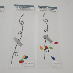 NEW Lot CHRISTMAS HOLIDAY Scrapbook Borders Laser Cut Holly Poinsettia Shotz -G