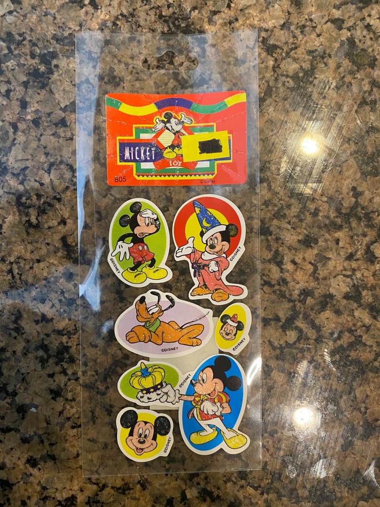 VINTAGE MICKEY FOR KIDS STICKER SHEET B05