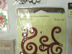 RECOLLECTIONS WOOD CRAFT FLOWERS & RHINESTONES 15 CT LOT NWT #14 CR32