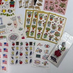 Vintage Stickers Lot Loose Sheets Sports Star Wars Scrapbook Crafts