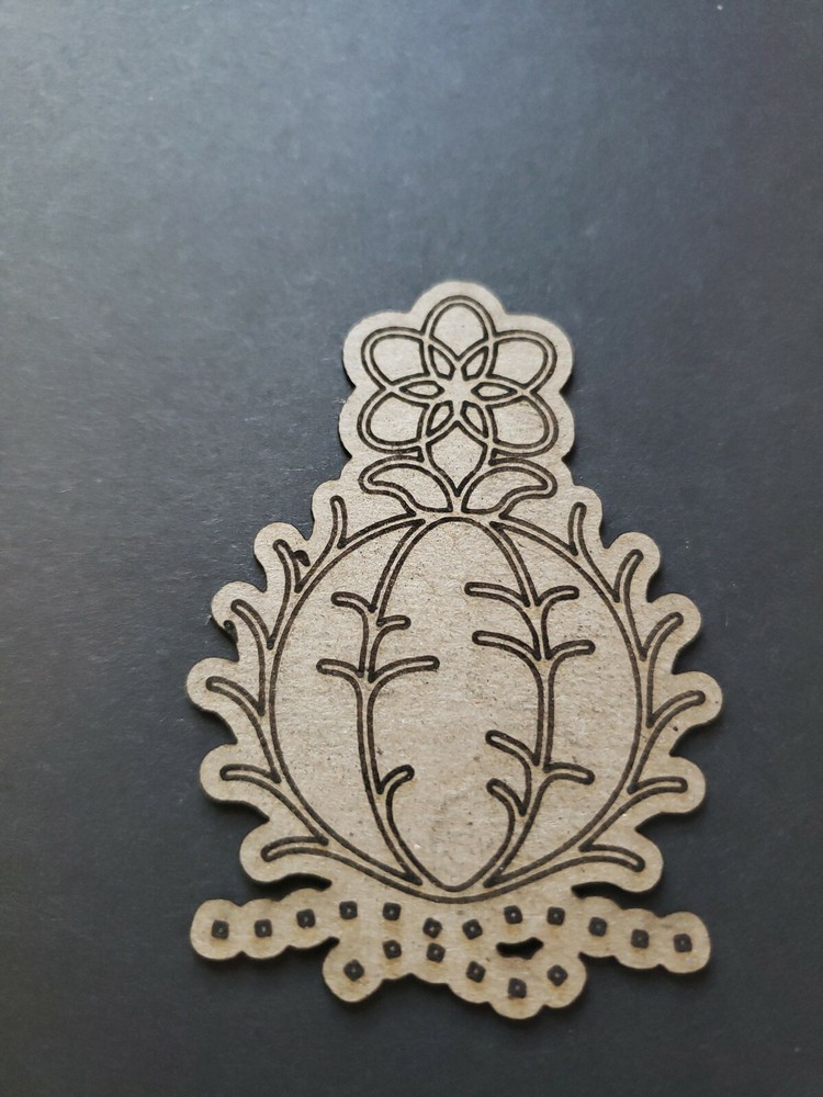 Chipboard Scrapbooking laser scored and cut die cut embellishment Cactus #2
