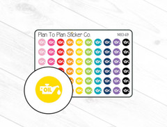 1483-69~~Oil Change Icon Planner Stickers.