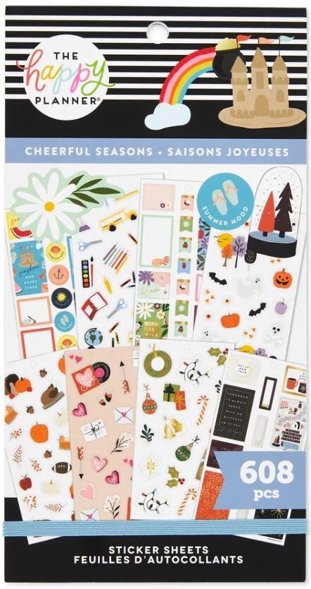 The Happy Planner mamBi Value Pack Stickers CHEERFUL SEASONS SVP130-129 NEW!