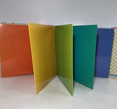 Pipsticks Rainbow Sticker Keeper Binder Magnet Close Sticker Book With Sleeves