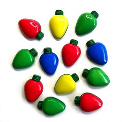 Buttons Galore 50+ Assorted Christmas Theme Buttons for Sewing & Crafts