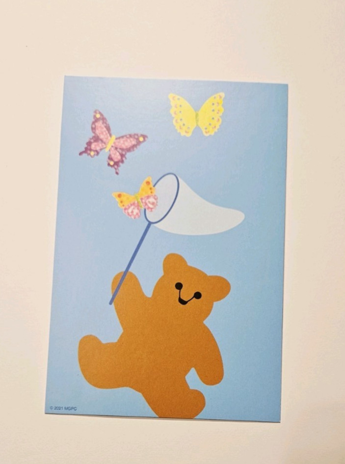 Mrs. Grossman’s Sticker Club ~Catch the Fun! May 2021~ Bear Postcard