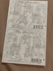 1 Mrs Grossmans Ballet Stickers Tutu Point Shoes Leotard Dance Class Tights
