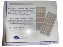 Creative Memories Natural Colored Write Again Correction Paper Stickers
