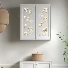 3 Sheet Floral Furniture Transfers 6″x12″ Rub on Vintage Flower Rub on Transfers