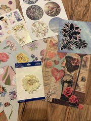 Floral Ephemera 50+ Pieces Vintage Flower Junk Journal Scrapbook Cottagecore Lot