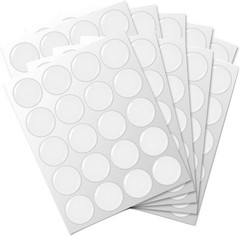 25mm Round Clear Epoxy Sticker 3D Effect DIY Jewelry Making For Bottle Caps