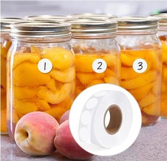 Versatile 1000 Count 1/2 Inch White Circle Stickers for Crafting & Organizing