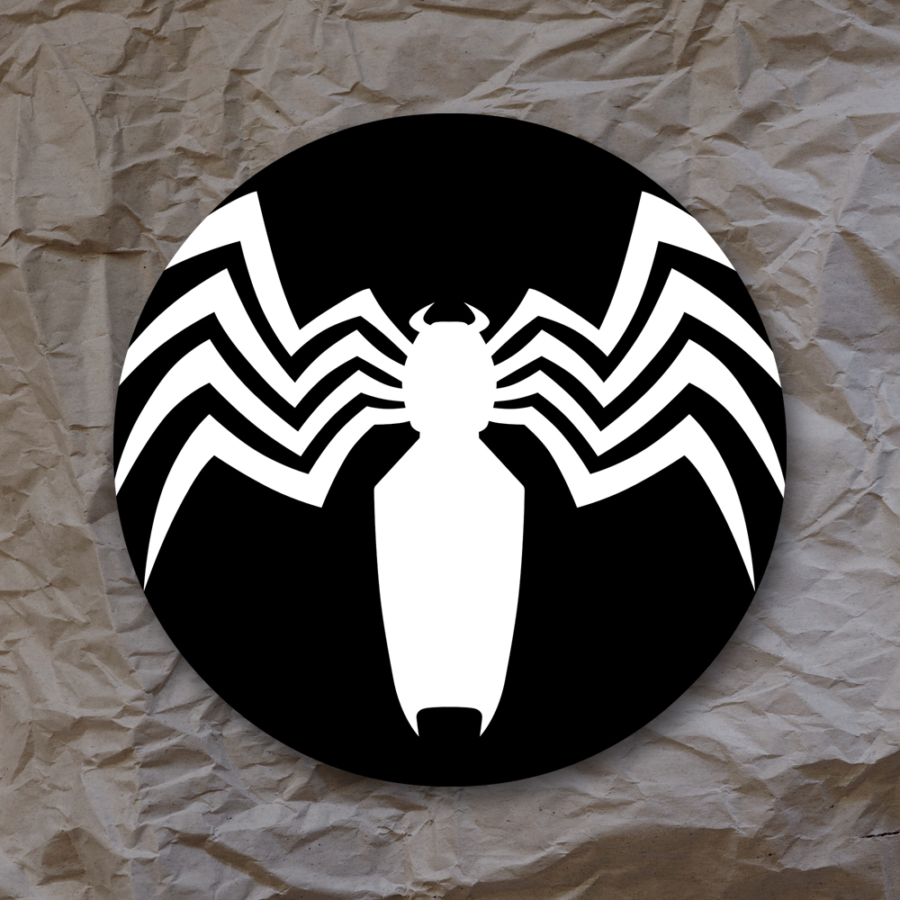 Venom Logo Sticker Decal Marvel Spider-Man Spider Man Villain Comics Movie
