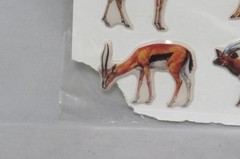 Imperial 1993 – African Wild Animal Preserve Park – Puffy Stick-Ons Set (SEALED)