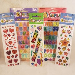Vintage Sandylion New In Package Sticker Lot – Pearly Shiny Prism Dimensional