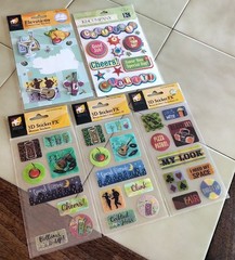 Mixed Lot American Traditional Designs/K & Co 3D Sticker FX Celebration Stickers