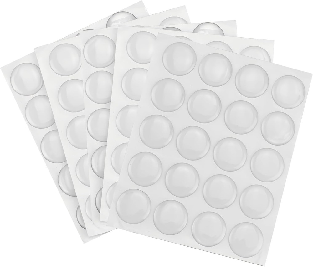 100 PCS Epoxy Stickers, 1 Inch Clear Dome Seal Stickers for Bottle Caps, Resin A