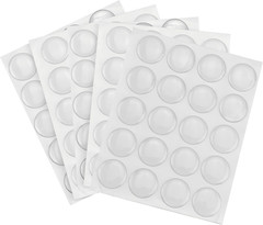 100 PCS Epoxy Stickers, 1 Inch Clear Dome Seal Stickers for Bottle Caps, Resin A