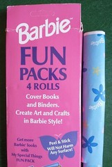 Barbie Book Covers/House Wallpaper Crafts Scrapbook Journaling 5 Rolls13.5″x30″