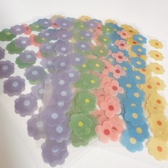 Flower Sticker 5pc 15mm Masking material New From Japan w/ tracking