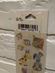 FRANCES MEYER Baby Toys Stickers NEW 2 Sheets MADE IN USA