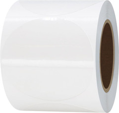 Transparent Round Labels 100 Pack Clear Adhesive Stickers for Packaging Crafts