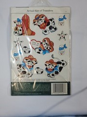 Plaid Rub On Transfers «Country Critters» No. 57048 Western Cows. NIP