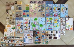 Large Mixed Lot (18+ Sheets) STICKOPOTAMUS Vacation RV Cruising TRAVEL Stickers