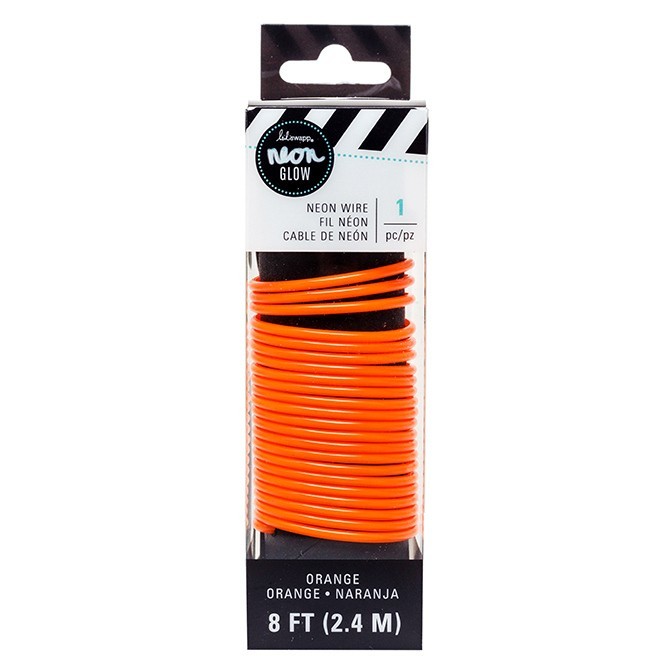 NEON LIGHTS – Heidi Swapp – WIRE – ORANGE – 8 FT 314209 by American Crafts
