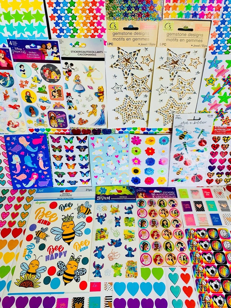 300 Sticker Collection, PLAY all DAY, SUMMER, Happy Crafting, Collages, Youth