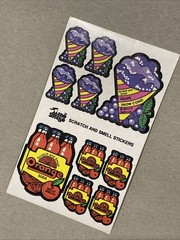 VINTAGE 80’S “MELLO SMELLO “ SNIFF STICKER SHEET RARE