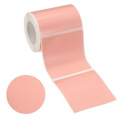 140 Pcs Thermal Sticker Paper, 2×2″ Round Thermal Printer Label, Pink