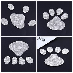 2Pcs Crystal Stickers Decorative Decals for Clothes Bags
