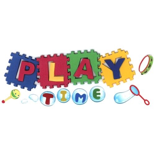 Rare Jolee’s Play Time Floor Mats Bubbles Rattle Scrapbook Stickers
