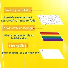 Pride Stickers, 200 PCS Rainbow Stickers for LGBTQ Sticker Packs in Bi Trans …