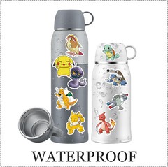 60 Pcs Kawaii Pokemon Stickers Waterproof Vinyl Graffiti Anime Decals Set
