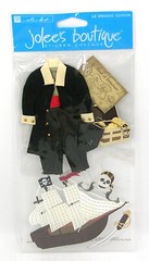 RARE EK Success Jolee’s Boutique Stickers PIRATES Dimensional Sticker Collage