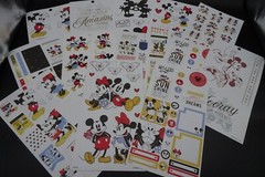 Lot of 13 Happy Planner Disney Mickey & Minnie Mouse Sticker Sheets / New