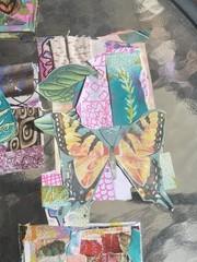 Unique Handmade Ephemera, Scrapbook,Junk Journal,tag,embellishment Mixed Media