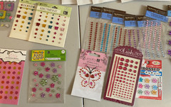 Huge lot of Bling Gems Crystals Scrapbooking Craft Stickers Various brands