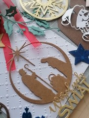 hinana Christmas Angel Star Metal Die Cuts