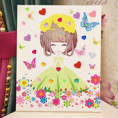 872 Pcs Valentines Heart Stickers, 3 Sizes 5 Colors Self-Adhesive Glitter Foam H